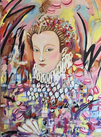 Caterina de Medici Pittura - Galleria d\'Arte Online Expositio con Artisti ed Opere Reali