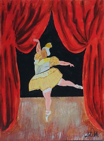La ballerina Pittura - Galleria d\'Arte Online Expositio con Artisti ed Opere Reali
