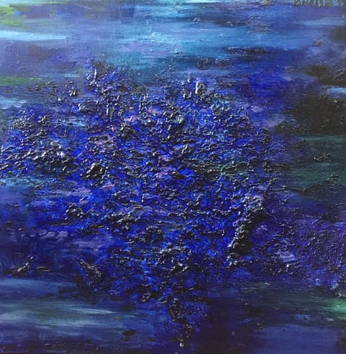 Abstract blue Pittura - Galleria d\'Arte Online Expositio con Artisti ed Opere Reali