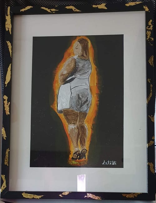 Donna in carne Pittura - Galleria d\'Arte Online Expositio con Artisti ed Opere Reali